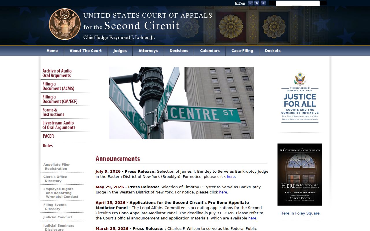 Danbury City Superior Court records Second Circuit federal appeals distinction
