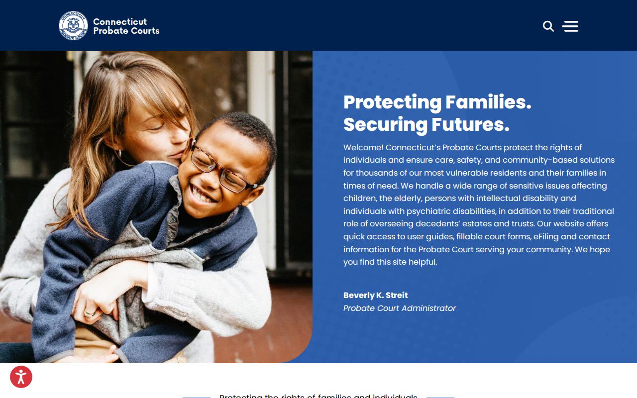 Danbury City probate records Connecticut Probate Courts homepage